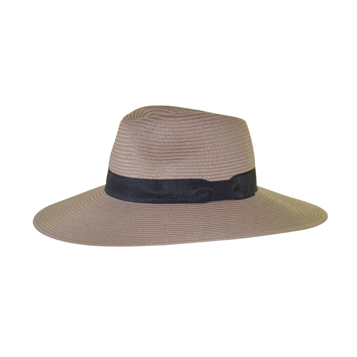 house of ord summer fedora fiona wide brim flexibraid taupe