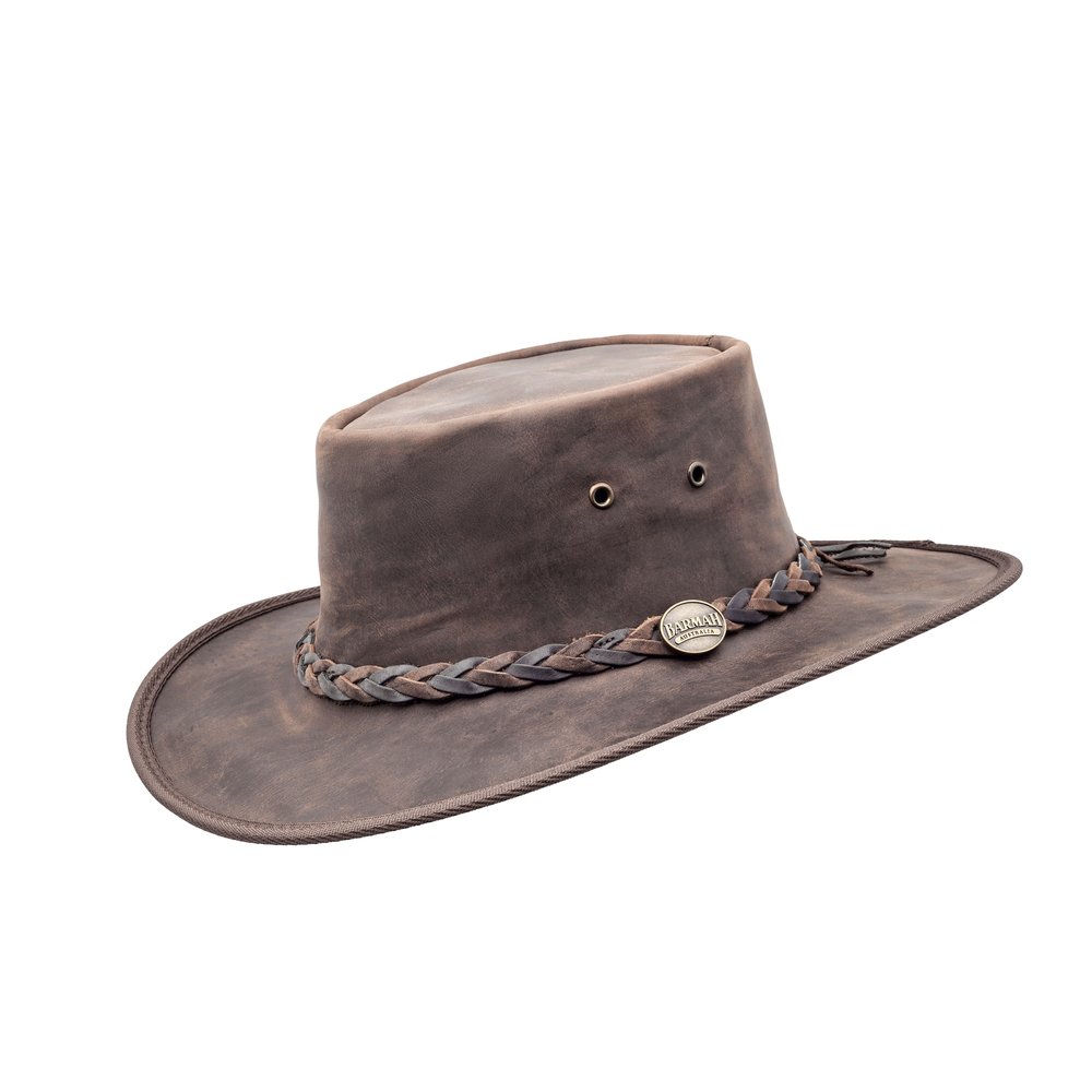 barmah bronco 2tone band leather brown 