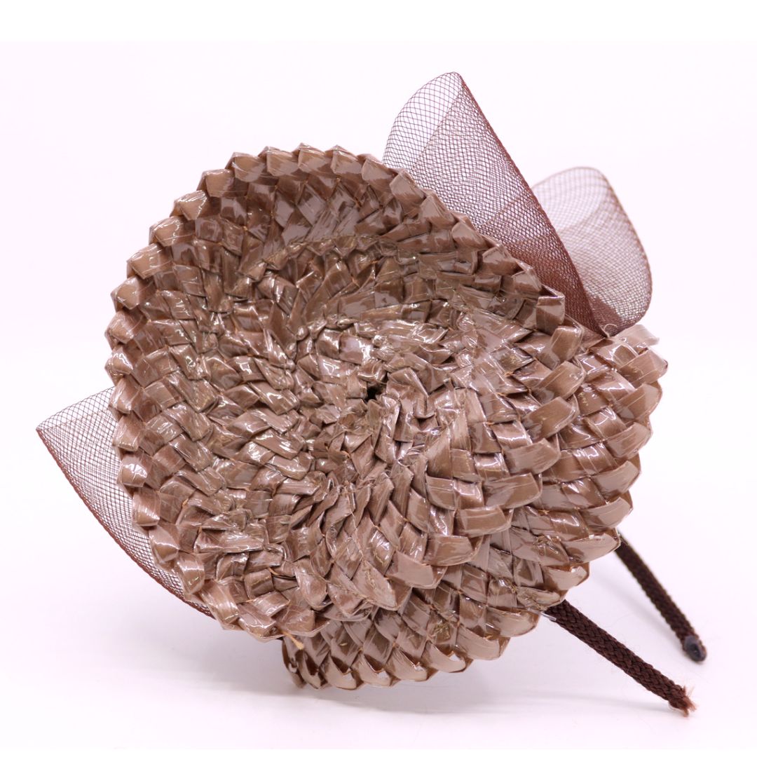 celine robert fascinator papayo mocha