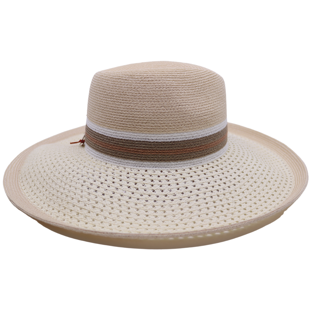 bedacht zomer fedora kraft hennepmix creme en naturel