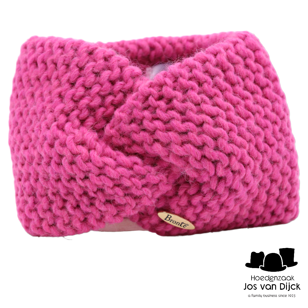 bronte haarband camille knitted wolmix dusty pink