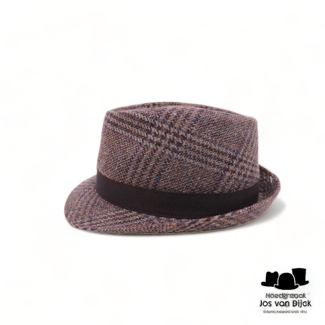 mida trilby tweed gemeleerd taupe 