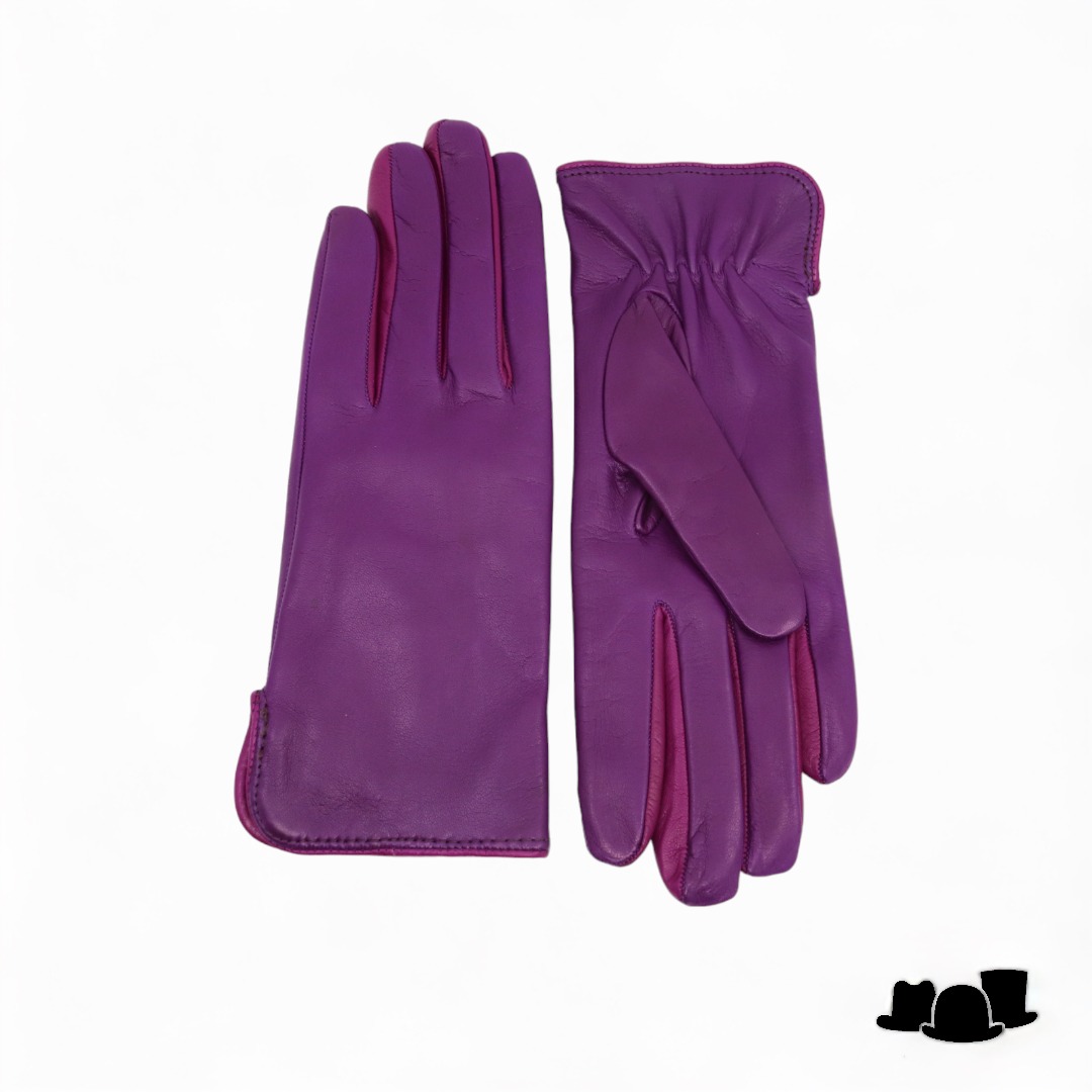 caridei dameshandschoen nappa leather carina donker magenta framboos