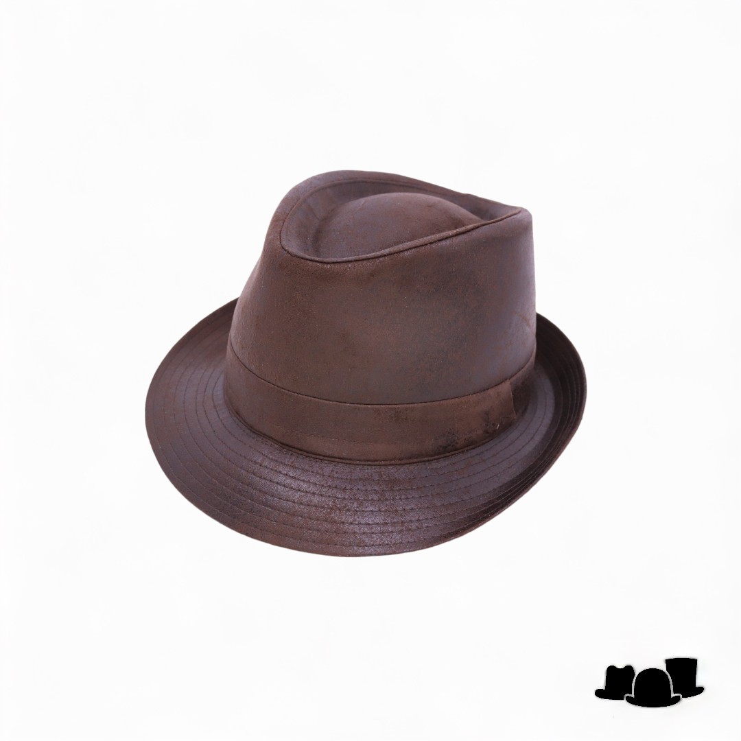 jos van dijck trilby vegan leather bruin