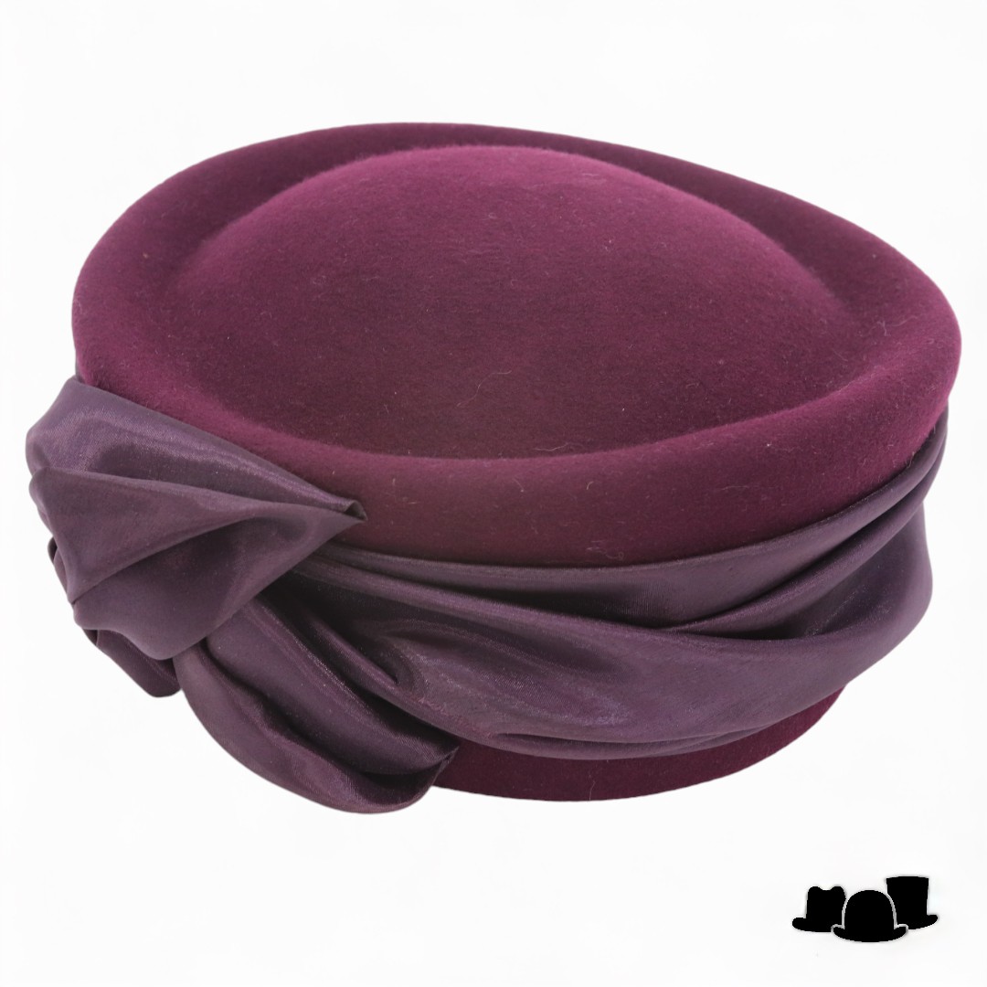 weba occasion pillbox jacqueline wolvilt aubergine