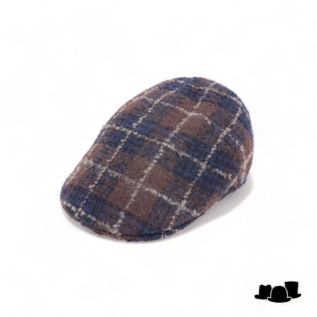 portaluri ivy pet crossover boucle tartan blauw bruin