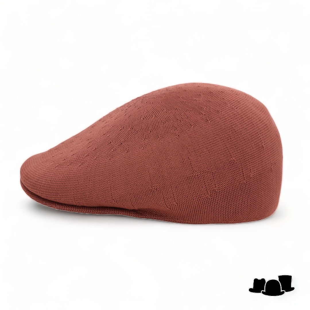 kangol flatcap 507 seamless tropic mahogany