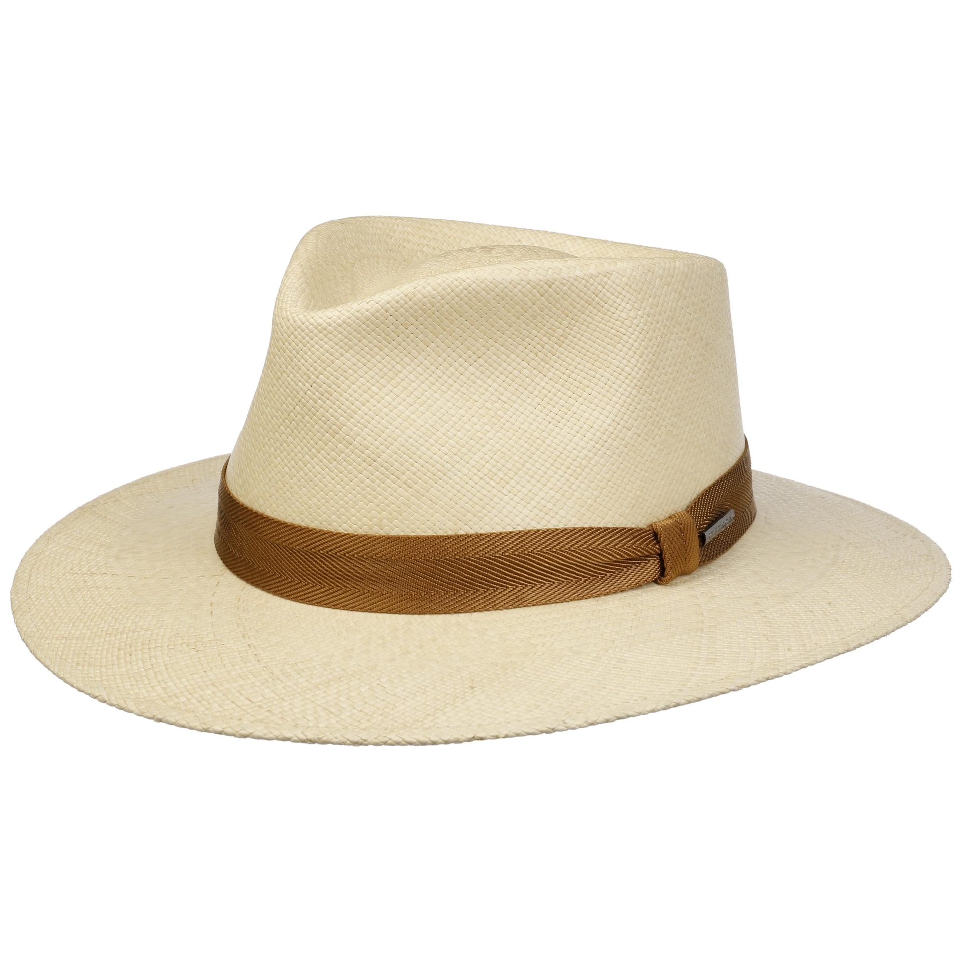 stetson traveller panama straw cognac trim