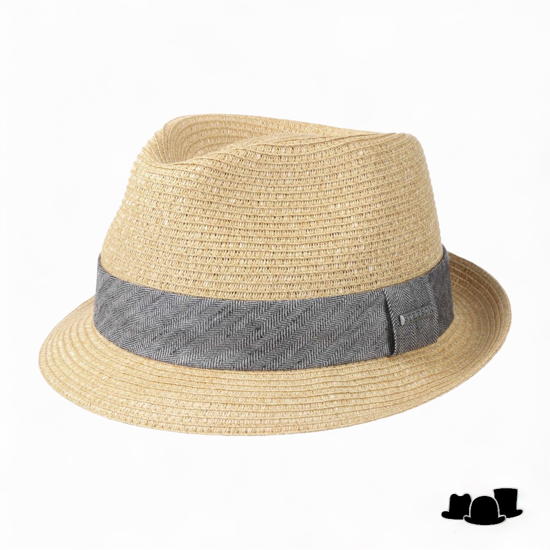 stetson trilby zomerhoed toyo gemeleerd beige