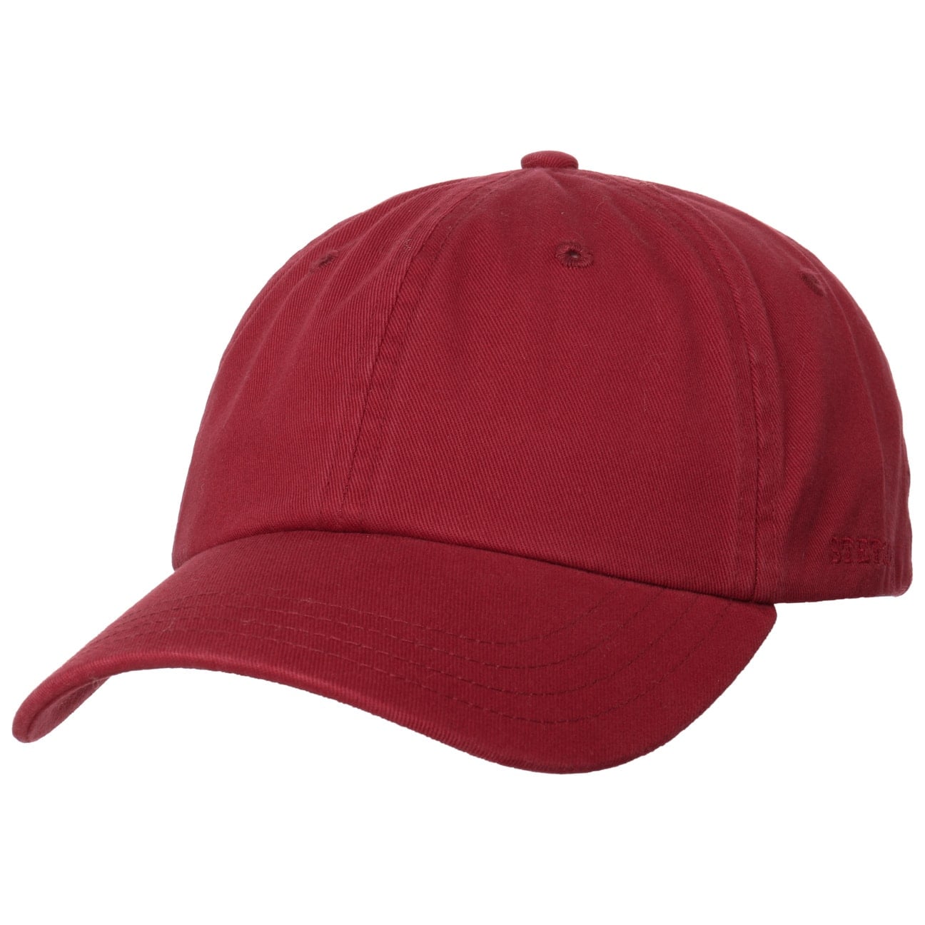 stetson rector cotton baseball cap bordeaux