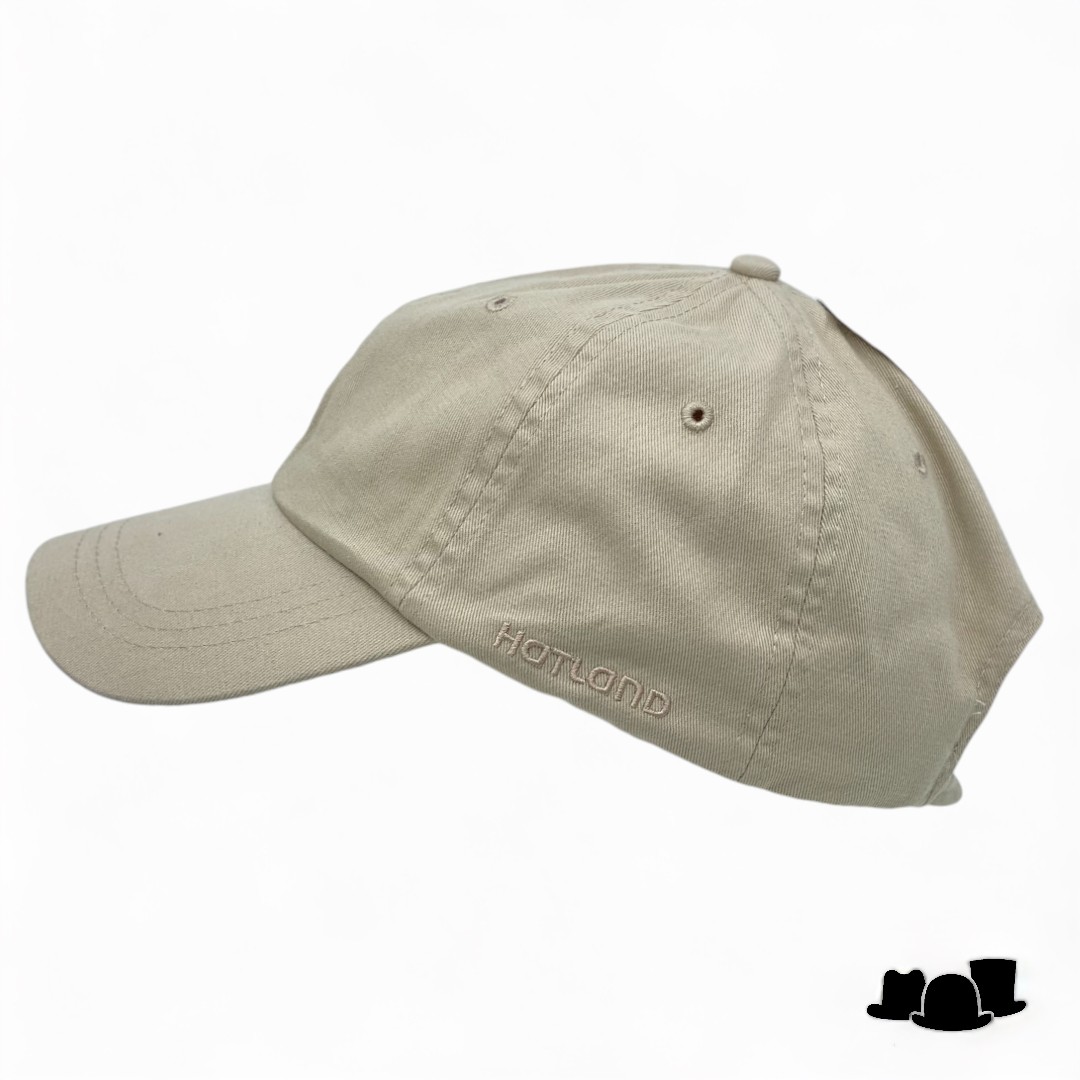 hatland baseball cap arno cotton beige