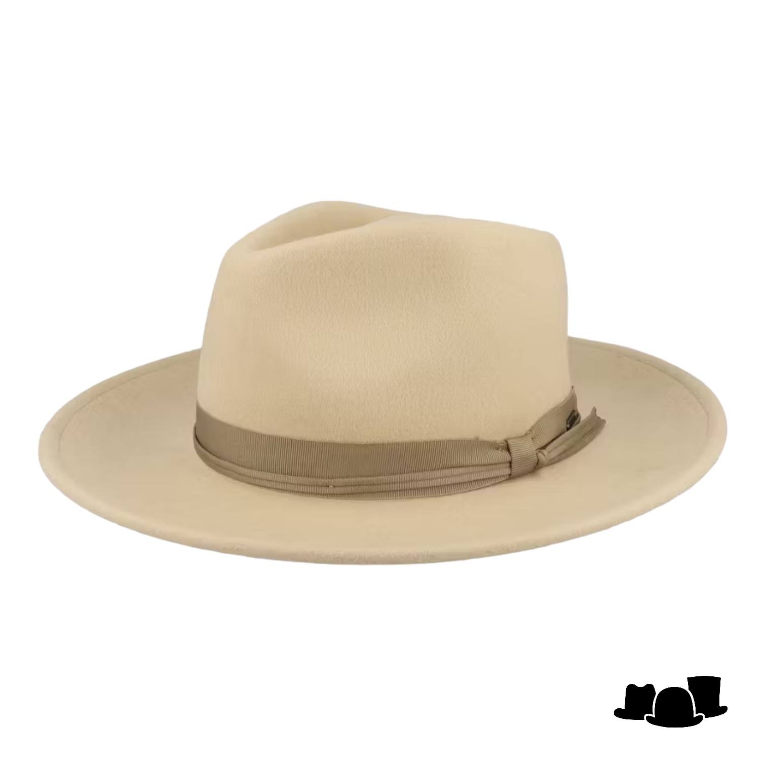 brixton dayton fedora convertible brim ranche woolfelt oat milk khaki