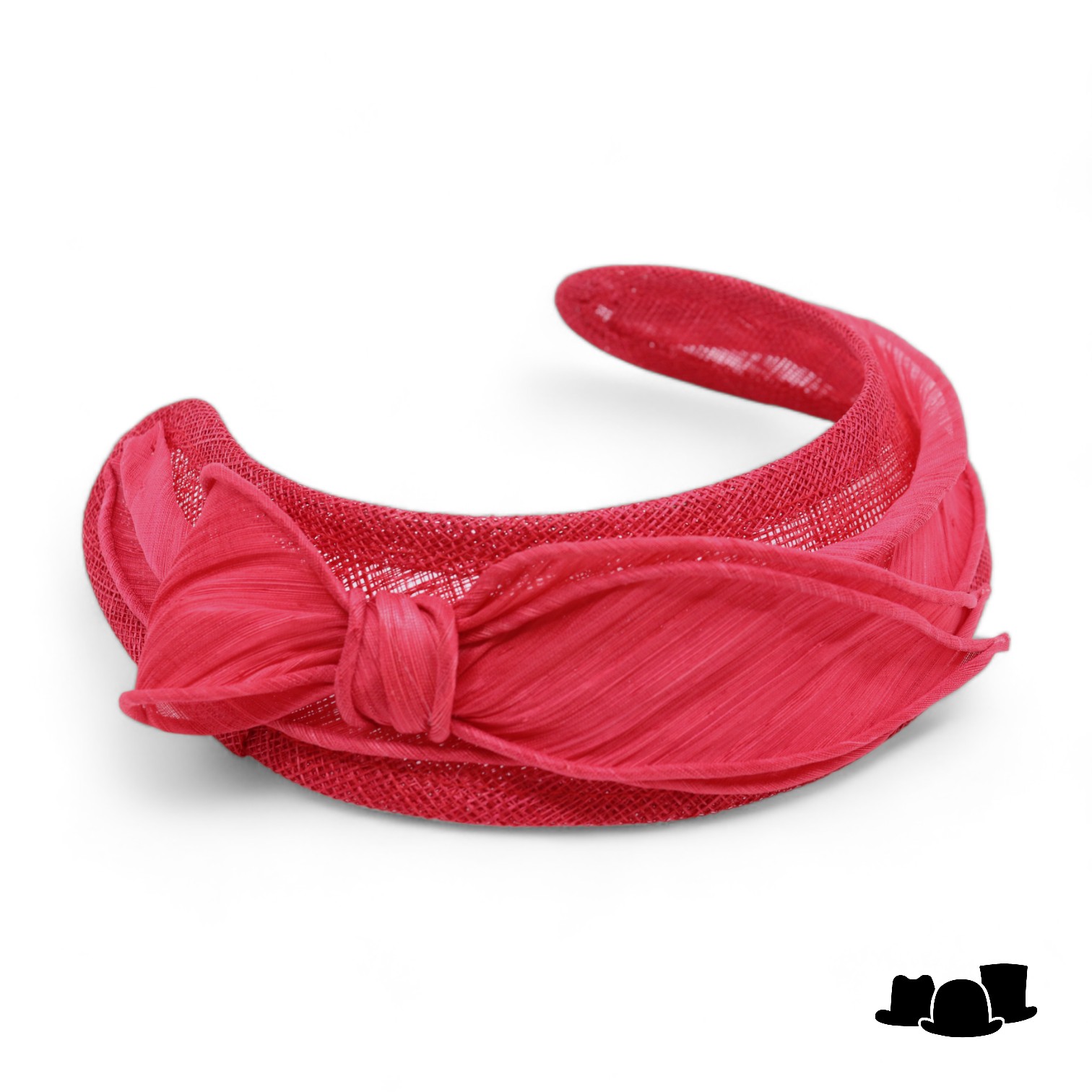 maddox occasion haarband sinamay en buntal tulip red