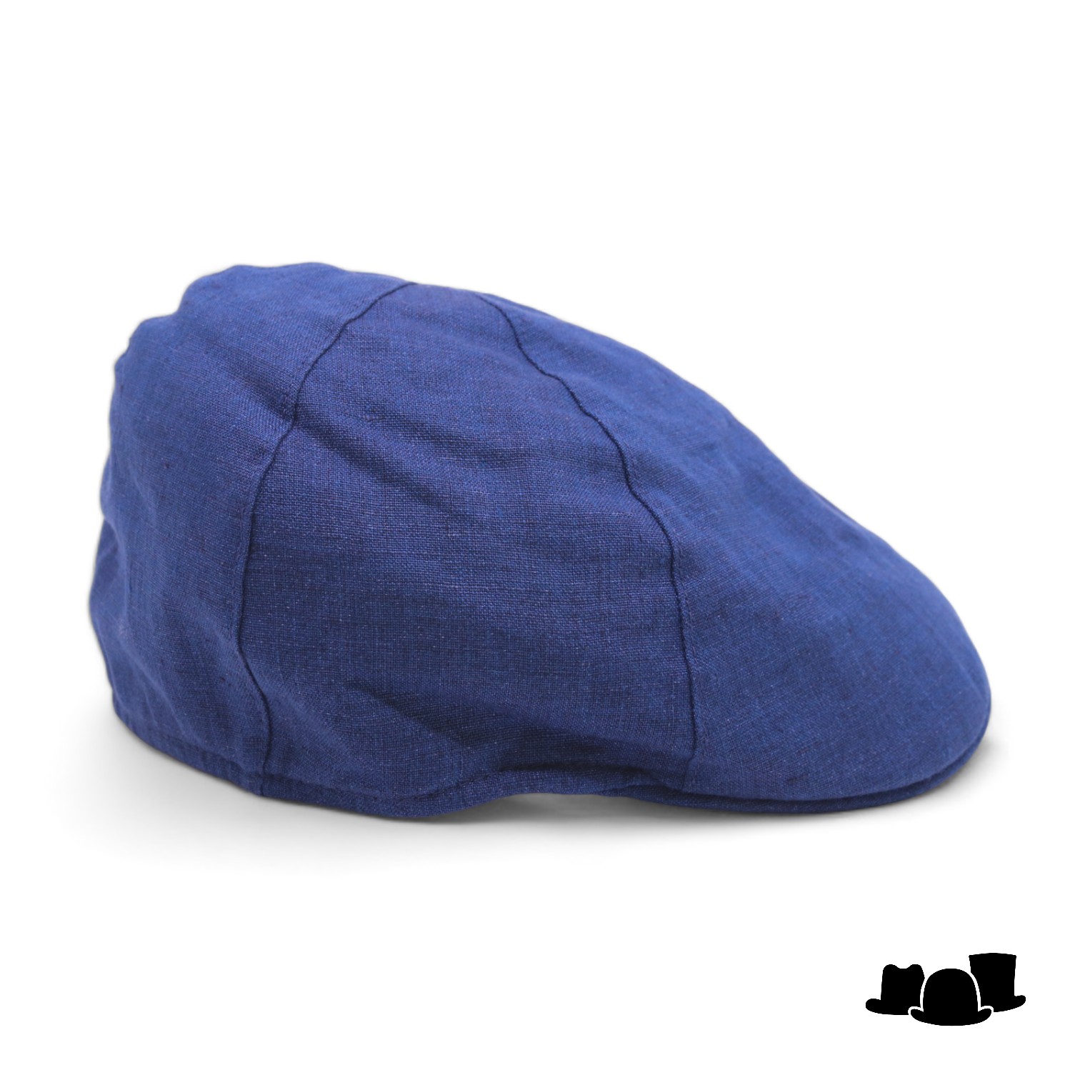 jos van dijck ivy pet six panel linnen pruisisch blauw