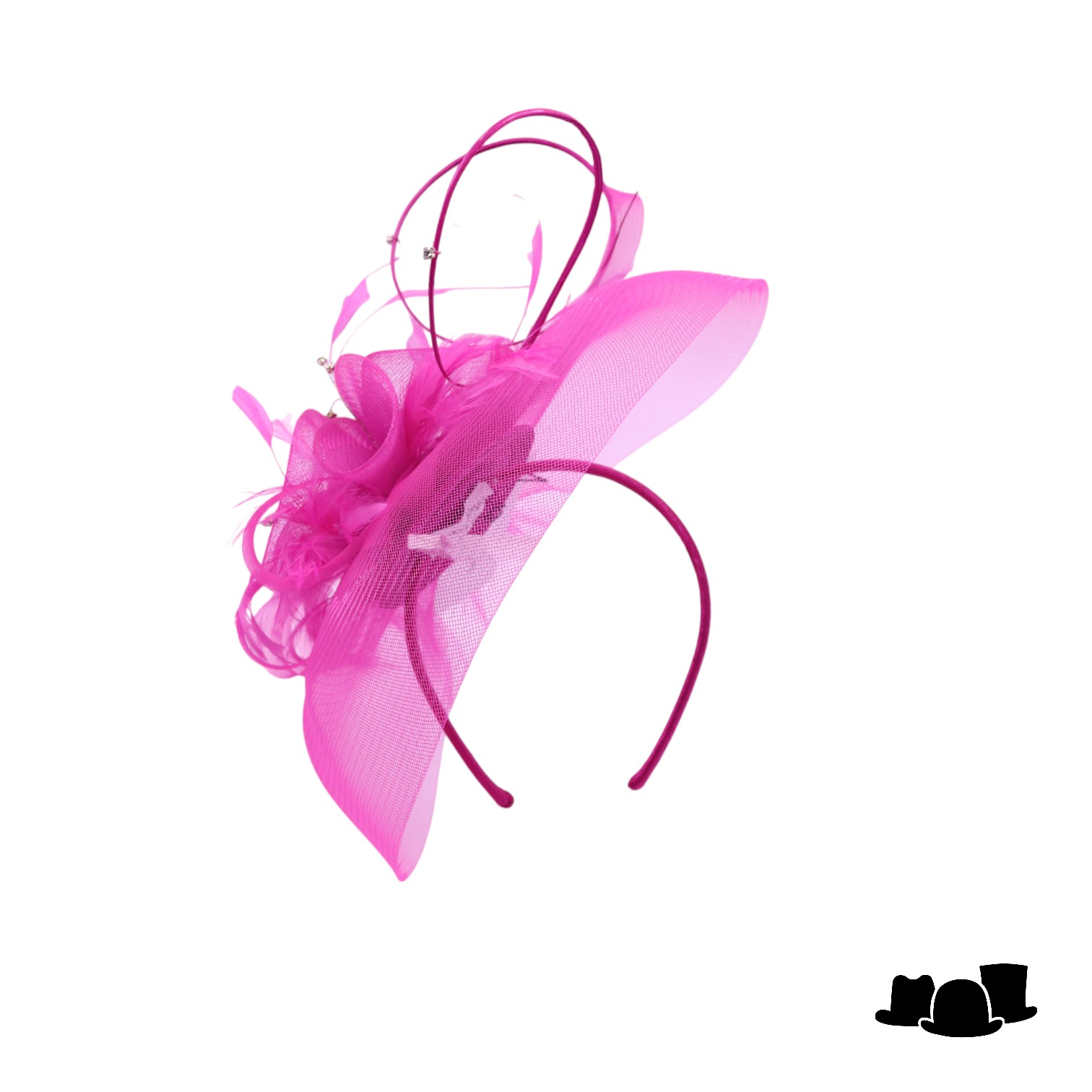 maddox fascinator anemone crine magenta