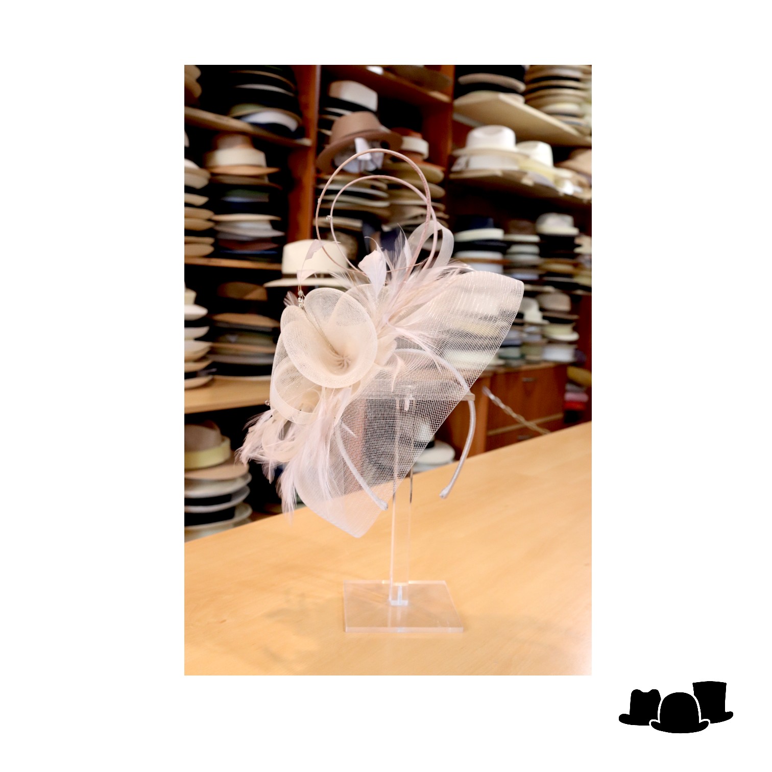 maddox fascinator anemone crine almond