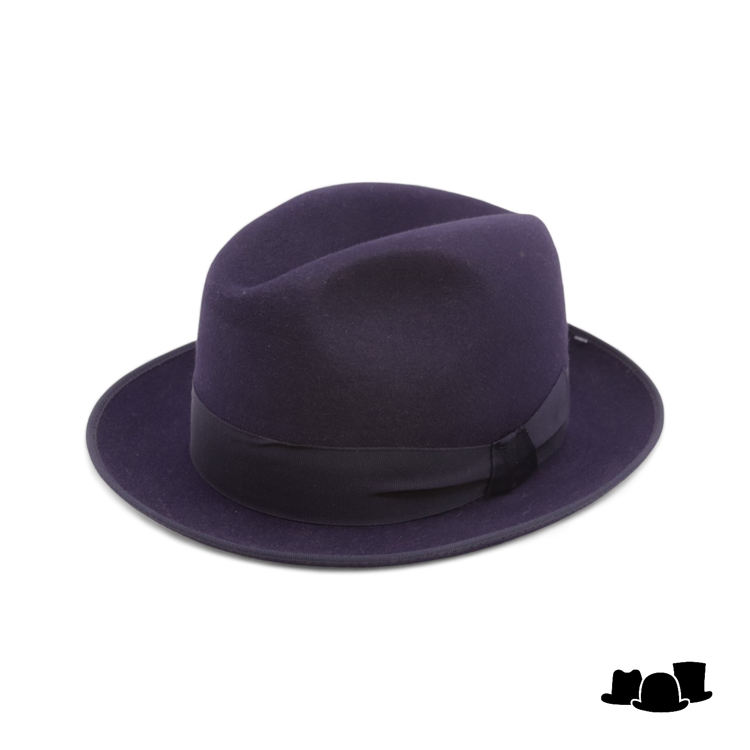 baldini fedora classico bies rand blauw