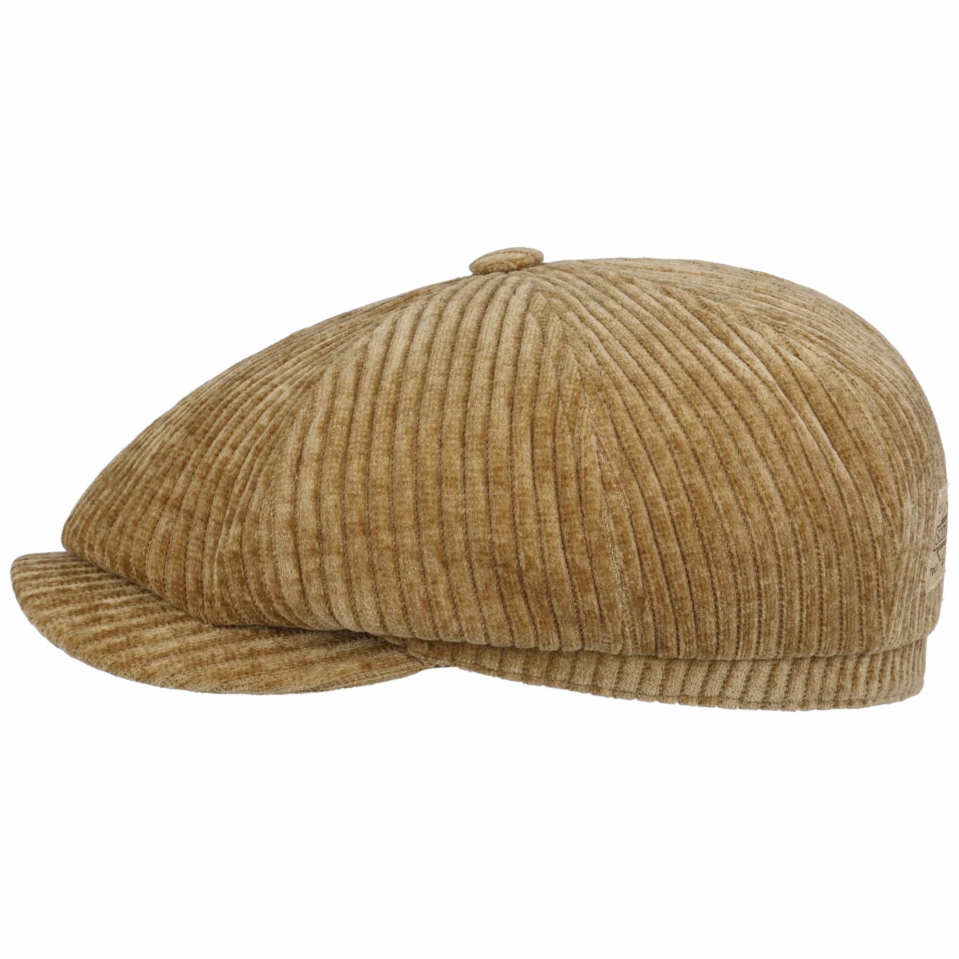 stetson hatteras newsboy cap corduroy jersey beige