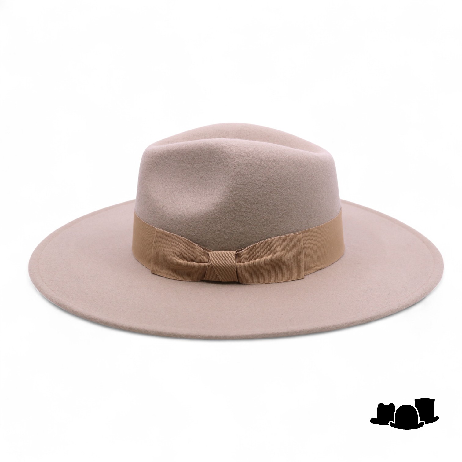 jos van dijck fedora amber wolvilt beige bone