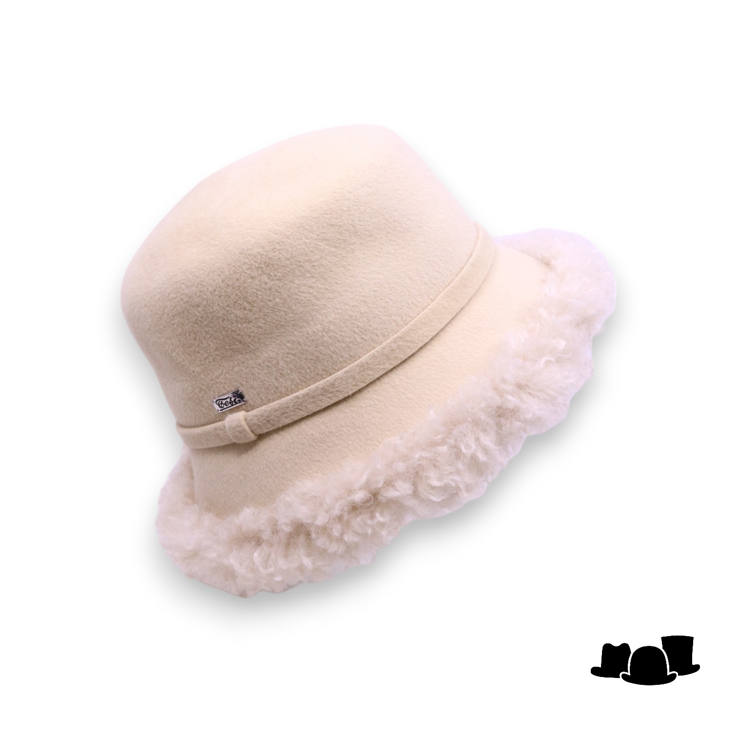 tesi cloche bucket new kendal haarvilt en lammy naturel