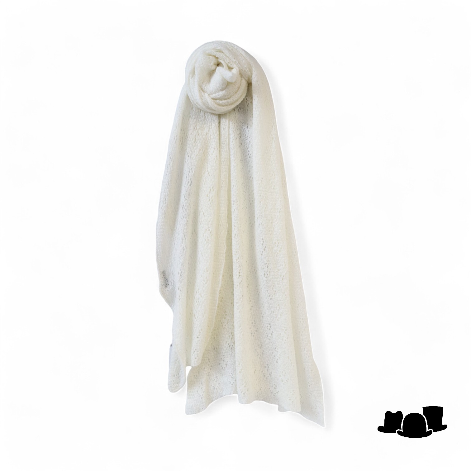 riviera sjaal traforata cashmere off white 