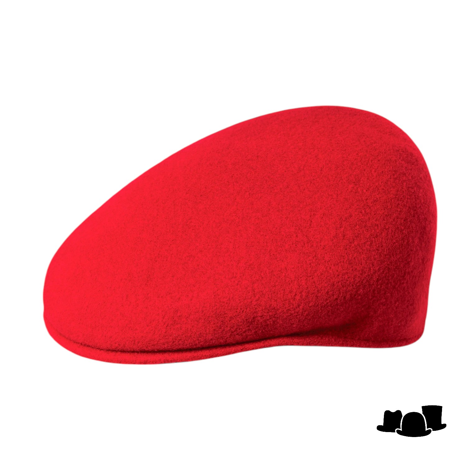 kangol flatcap 504 wool red