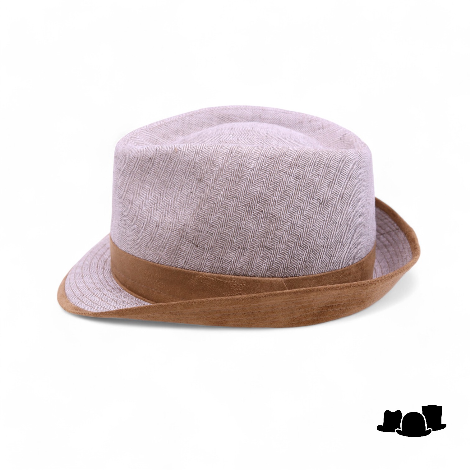 jos van dijck trilby visgraat linnen vegan suede naturel