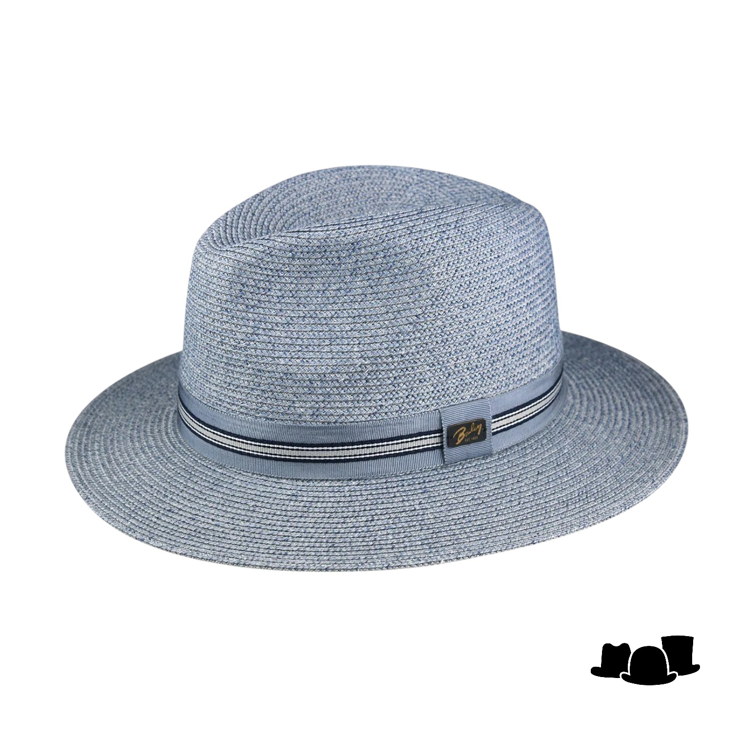 bailey fedora hester cellulose mix opal lichtblauw