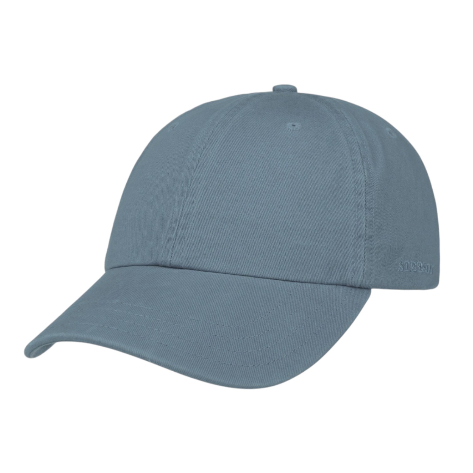 stetson rector cotton baseball cap light blue