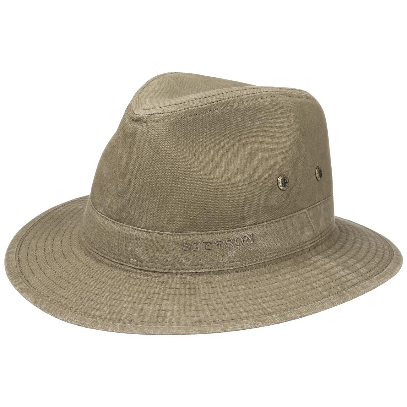 stetson traveller delave organic cotton khaki